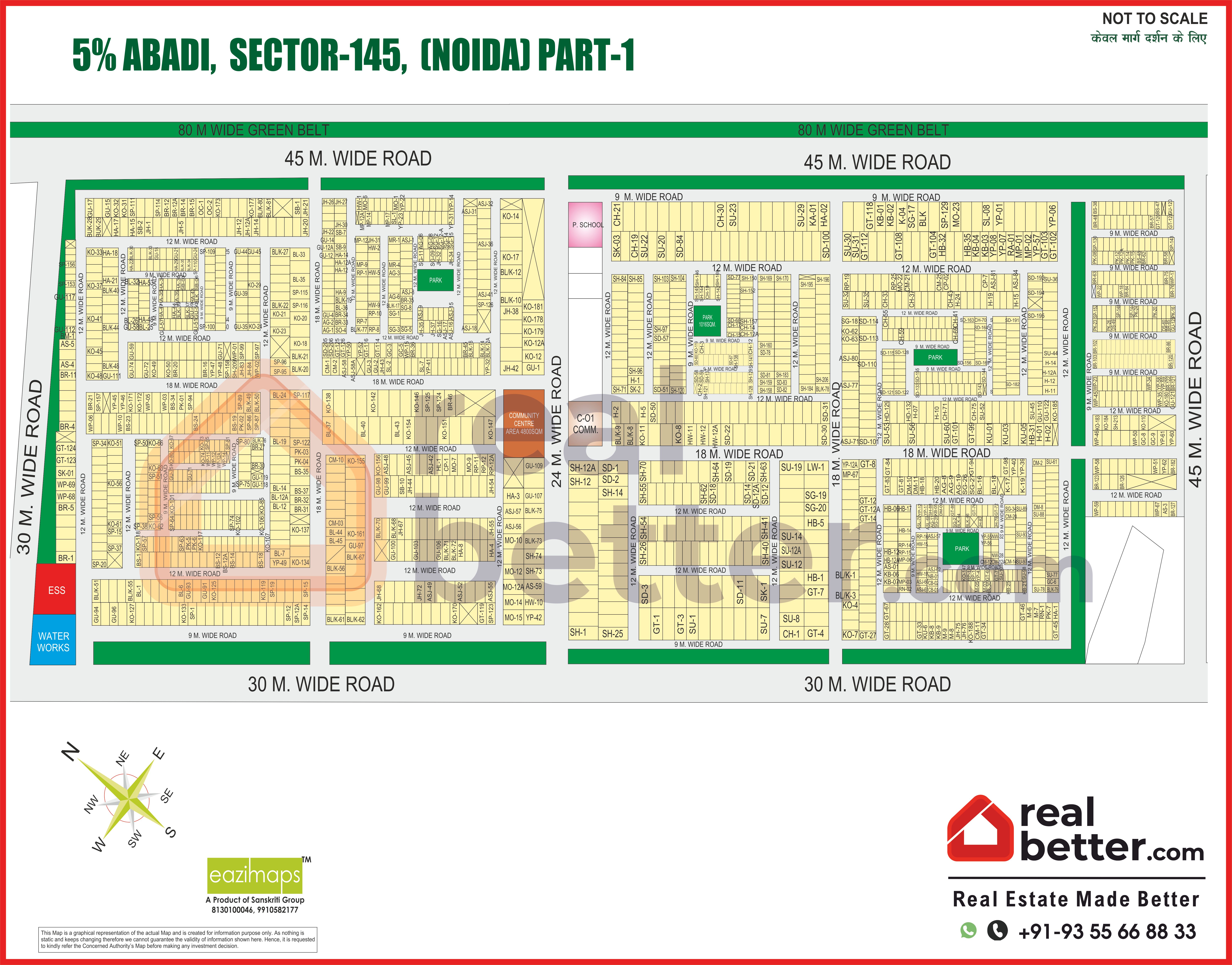 ABADI AT SECTOR -145 PART-1 Map