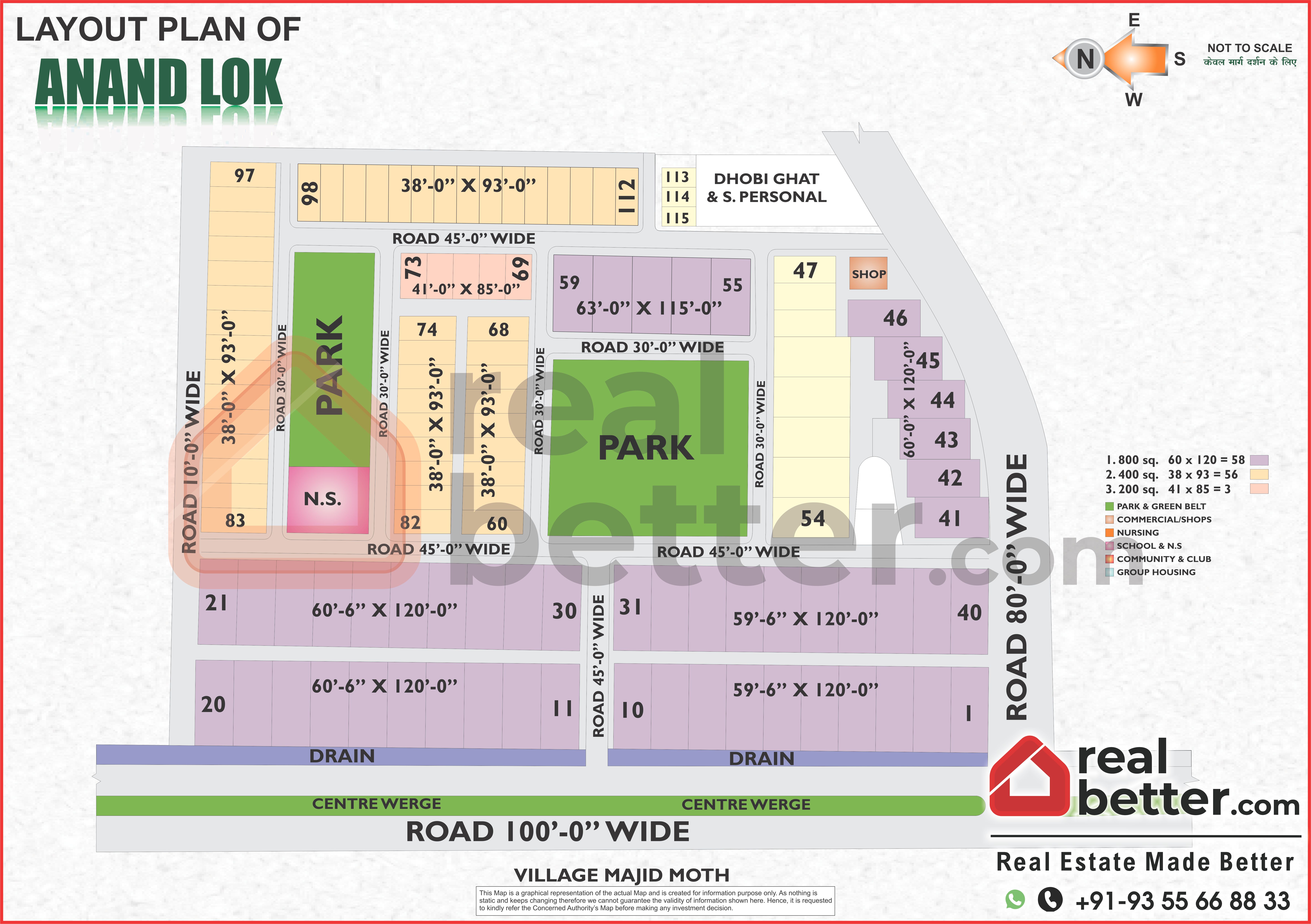 ANAND LOK Map