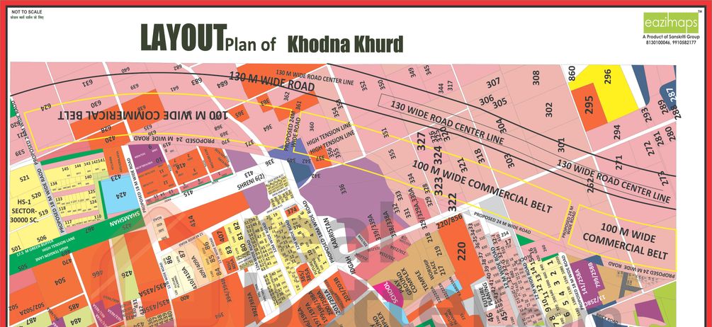 ABADI VILL. KHODNA KHURD GREATER NOIDA Map